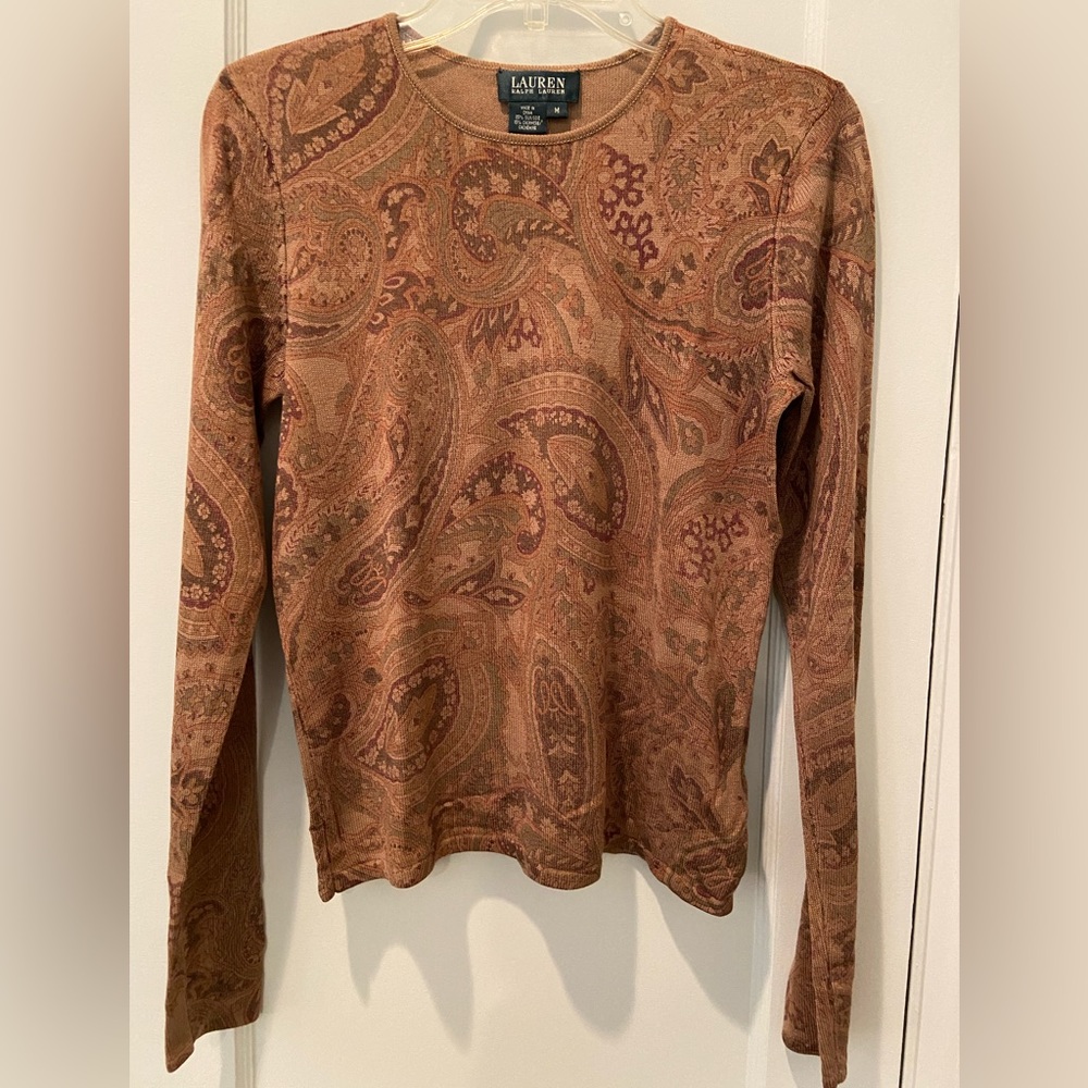 Ralph Lauren, Silk and Cashmere Blend Lightweight Sweater